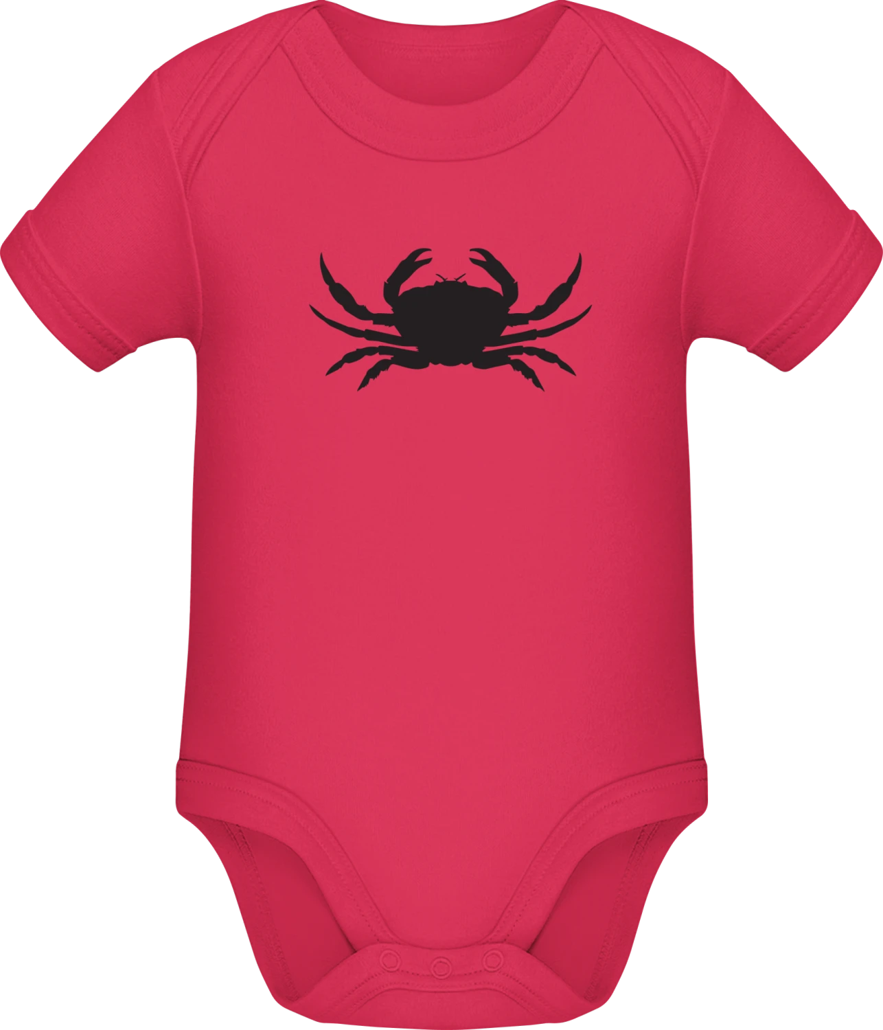 Krebs Krabbe - Sorbet Sonar SSL organic babybodsuit - Front