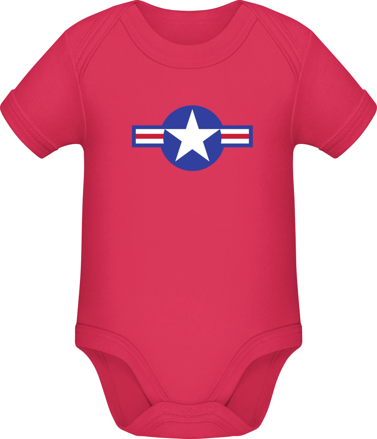 US Air Force Cockade - Sorbet Sonar SSL organic babybodsuit - Front