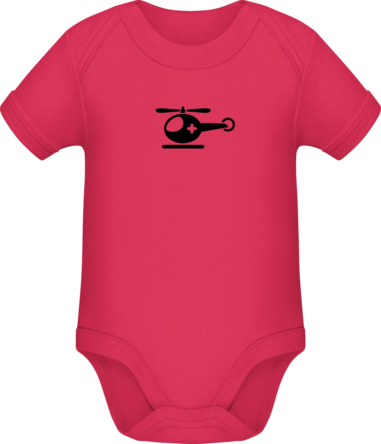 Helicopter Ambulance - Sorbet Sonar SSL organic babybodsuit - Front