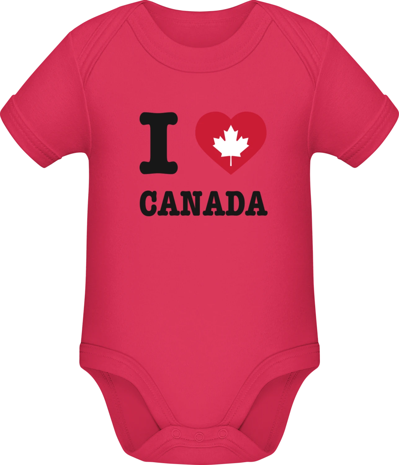 I Love Canada - Sorbet Sonar SSL organic babybodsuit - Front