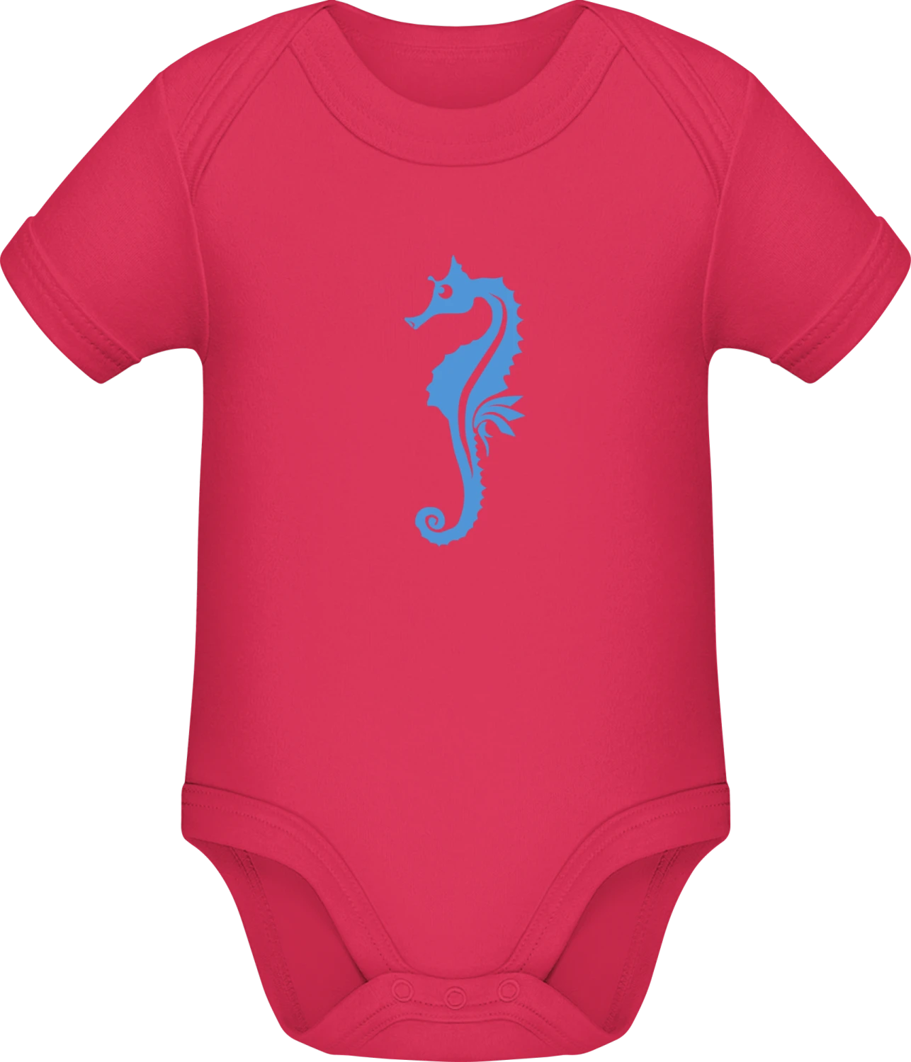 Seahorse - Sorbet Sonar SSL organic babybodsuit - Front