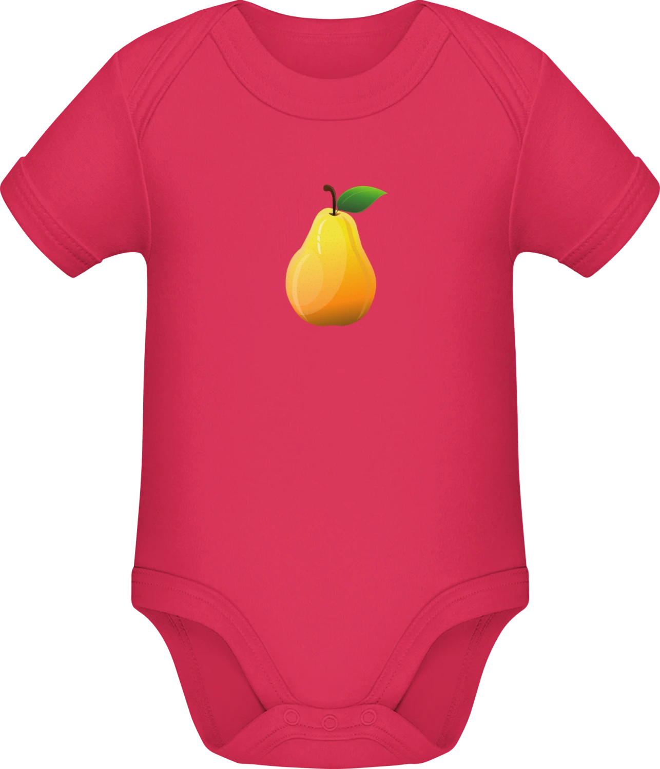 Birne - Sorbet Sonar SSL organic babybodsuit - Front