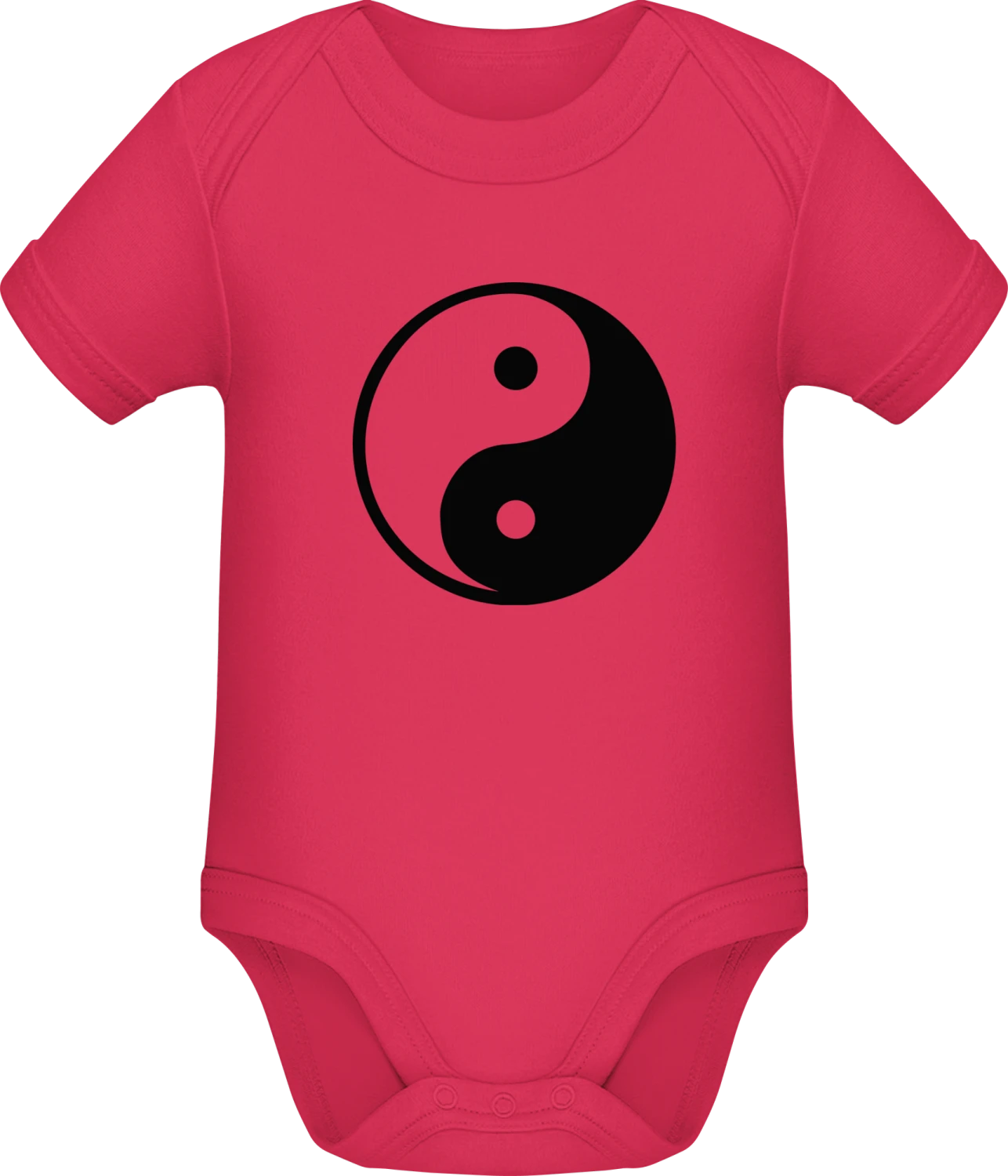 Yin and Yang - Sorbet Sonar SSL organic babybodsuit - Front