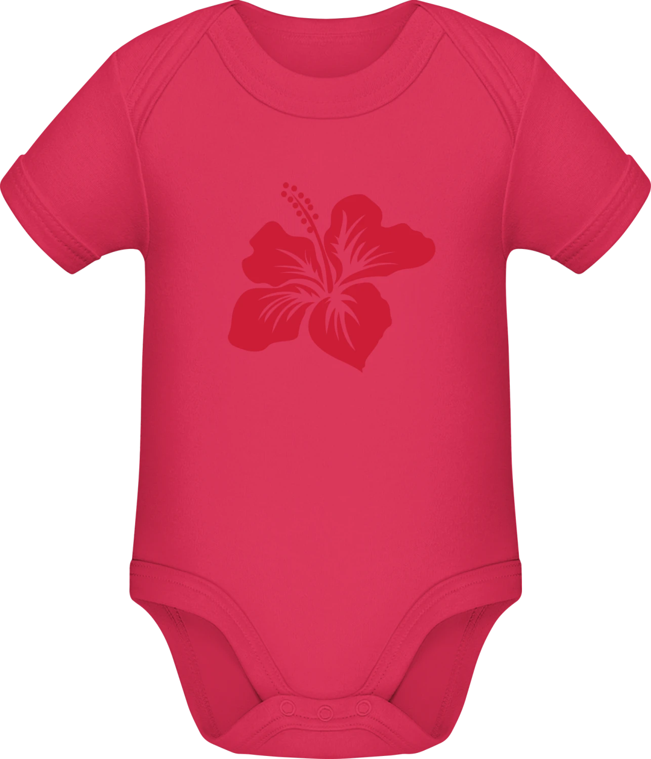 Flower Simple - Sorbet Sonar SSL organic babybodsuit - Front