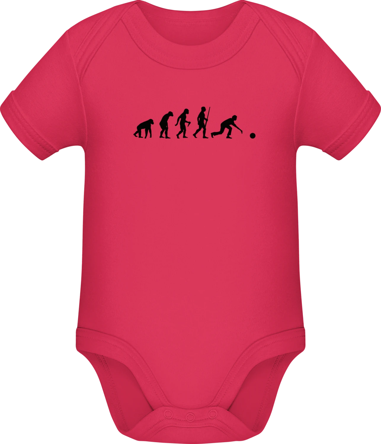 Ninepins Evolution Bowl - Sorbet Sonar SSL organic babybodsuit - Front