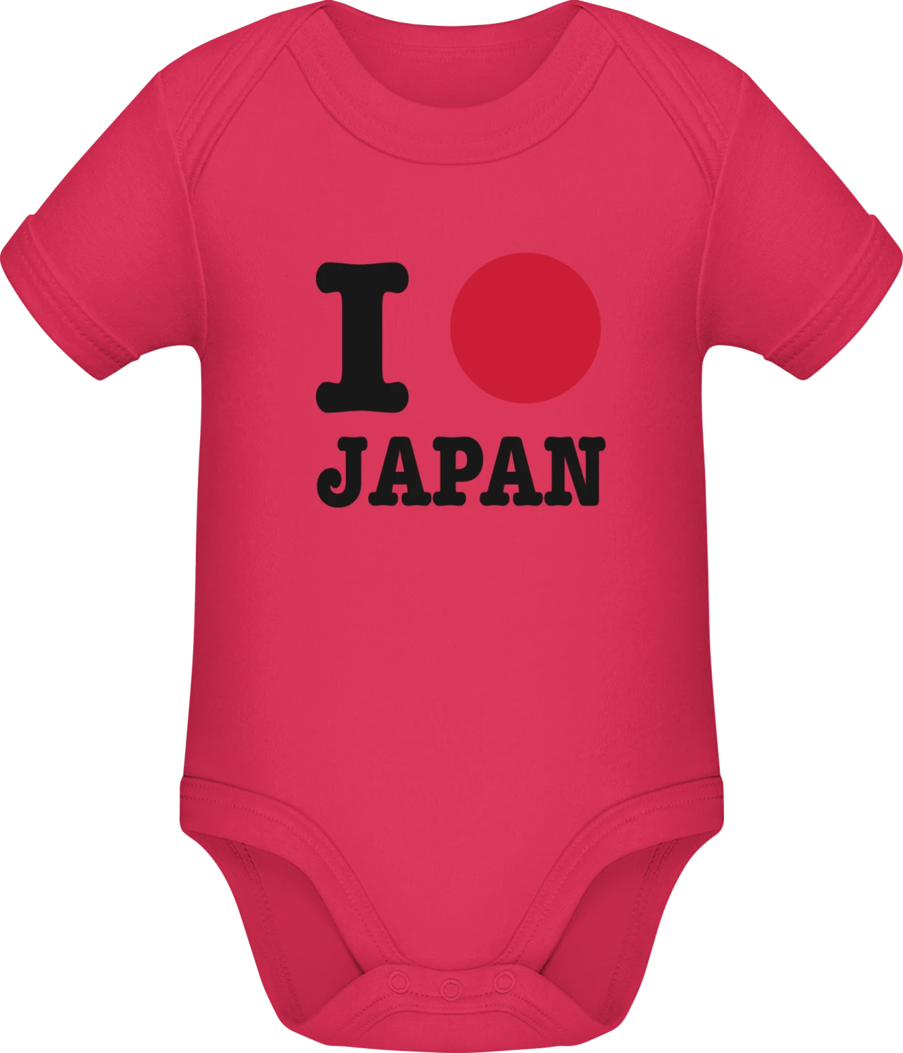 I Love Japan - Sorbet Sonar SSL organic babybodsuit - Front