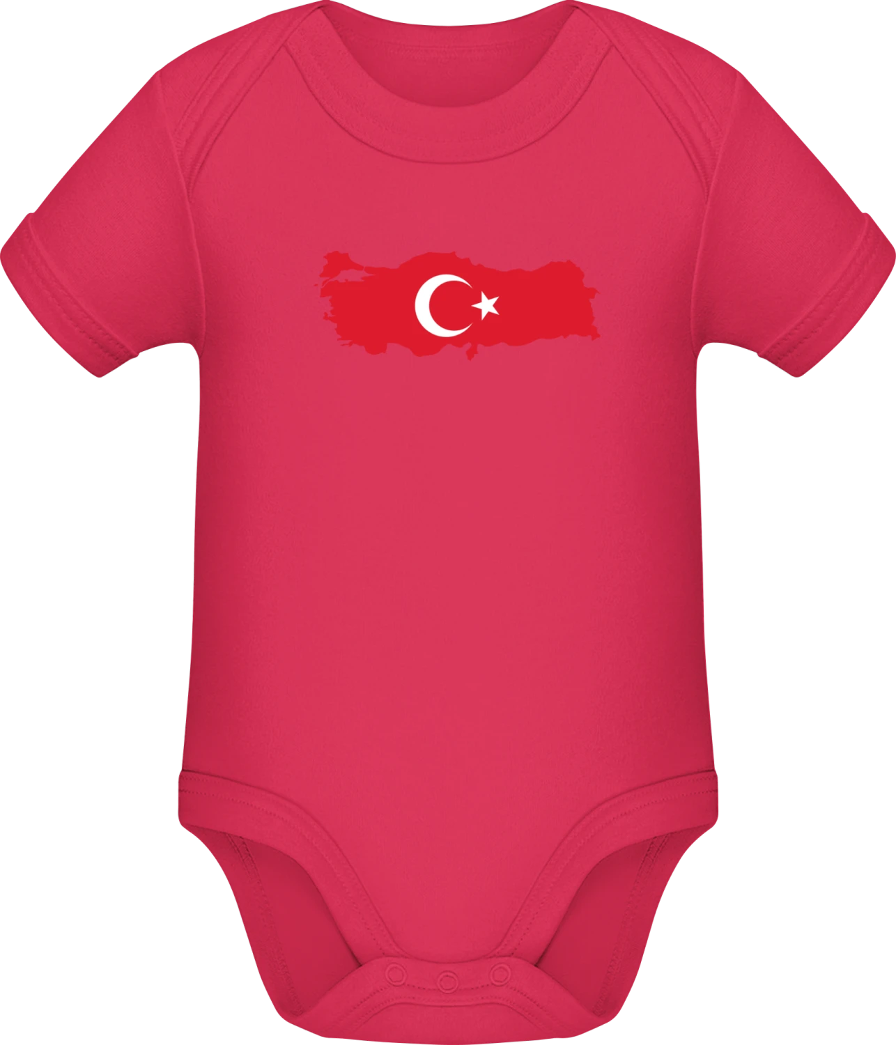 Türkei Landkarte - Sorbet Sonar SSL organic babybodsuit - Front