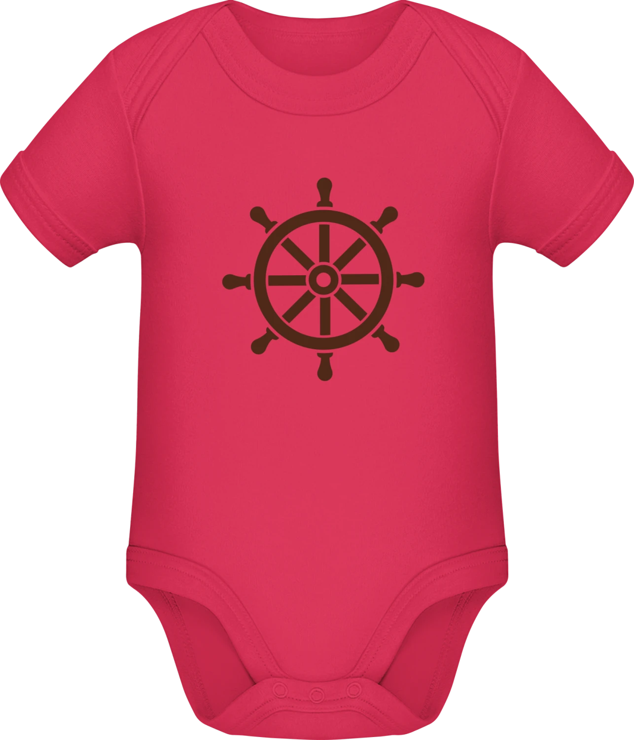 Steering Wheel - Sorbet Sonar SSL organic babybodsuit - Front