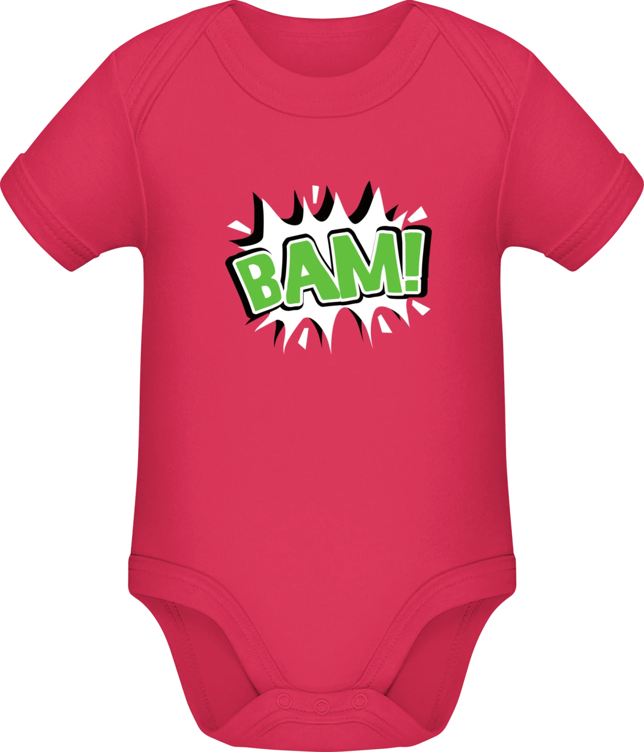 Bam - Sorbet Sonar SSL organic babybodsuit - Front