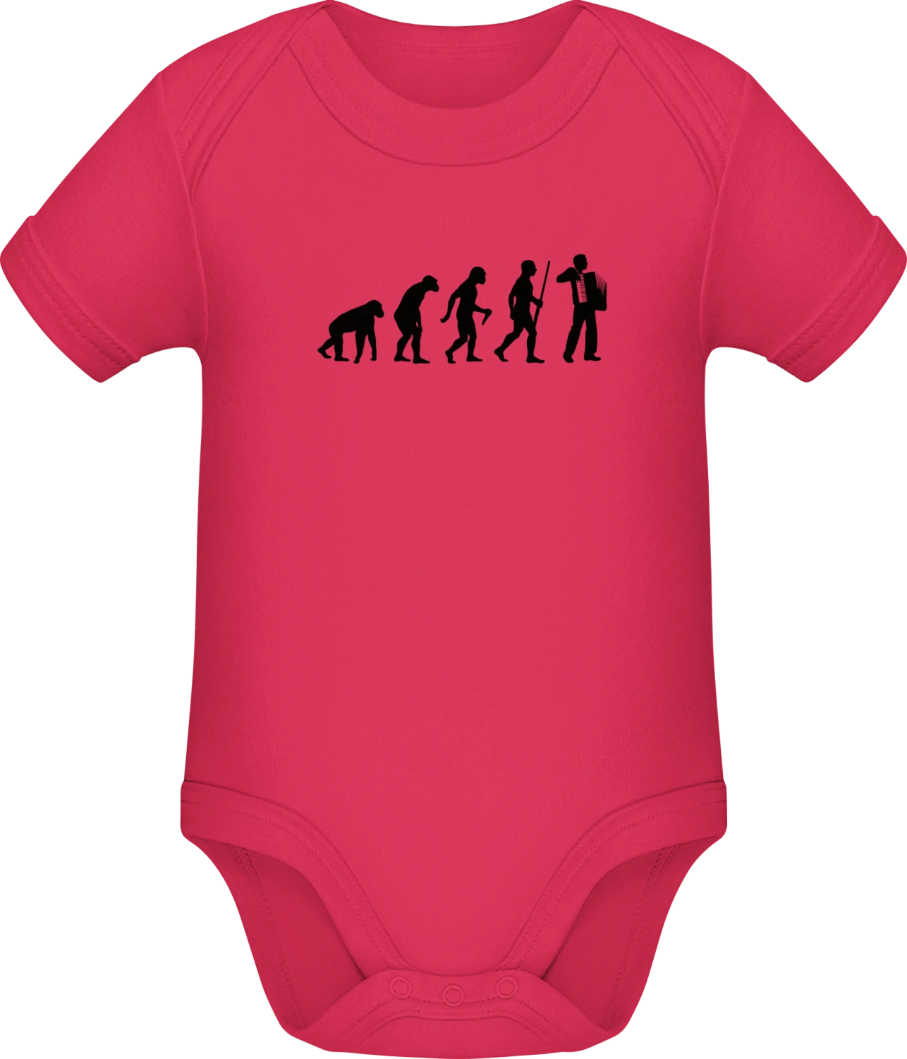 Akkordeon Evolution - Sorbet Sonar SSL organic babybodsuit - Front