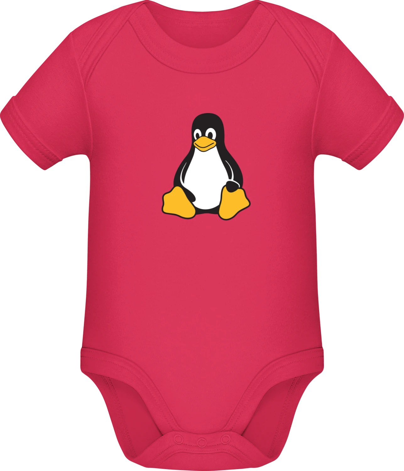 Linux Pinguin - Sorbet Sonar SSL organic babybodsuit - Front