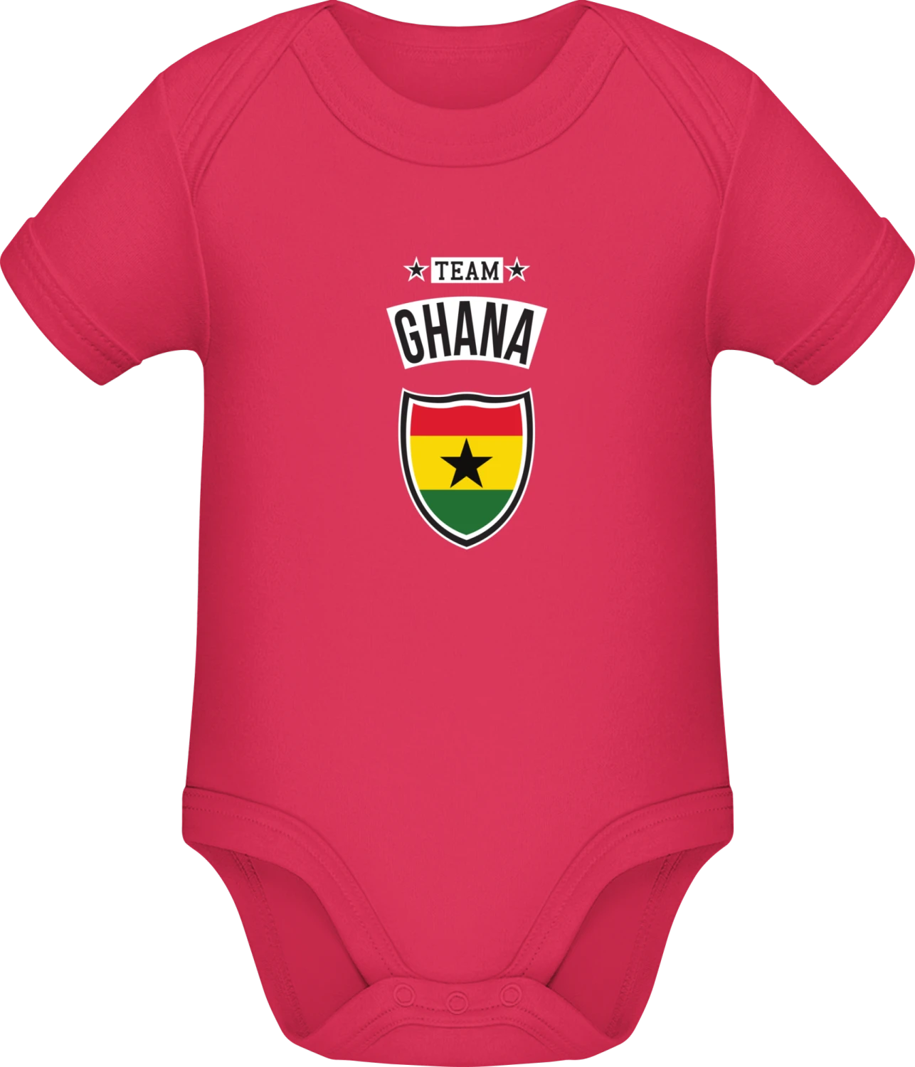 Team Ghana - Sorbet Sonar SSL organic babybodsuit - Front