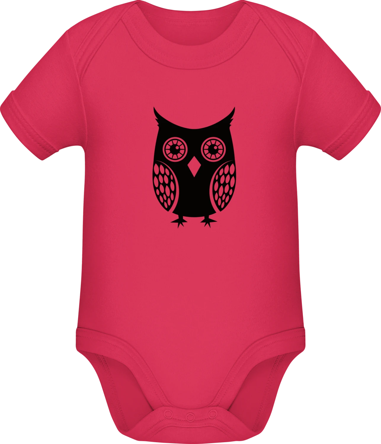 Night Owl - Sorbet Sonar SSL organic babybodsuit - Front