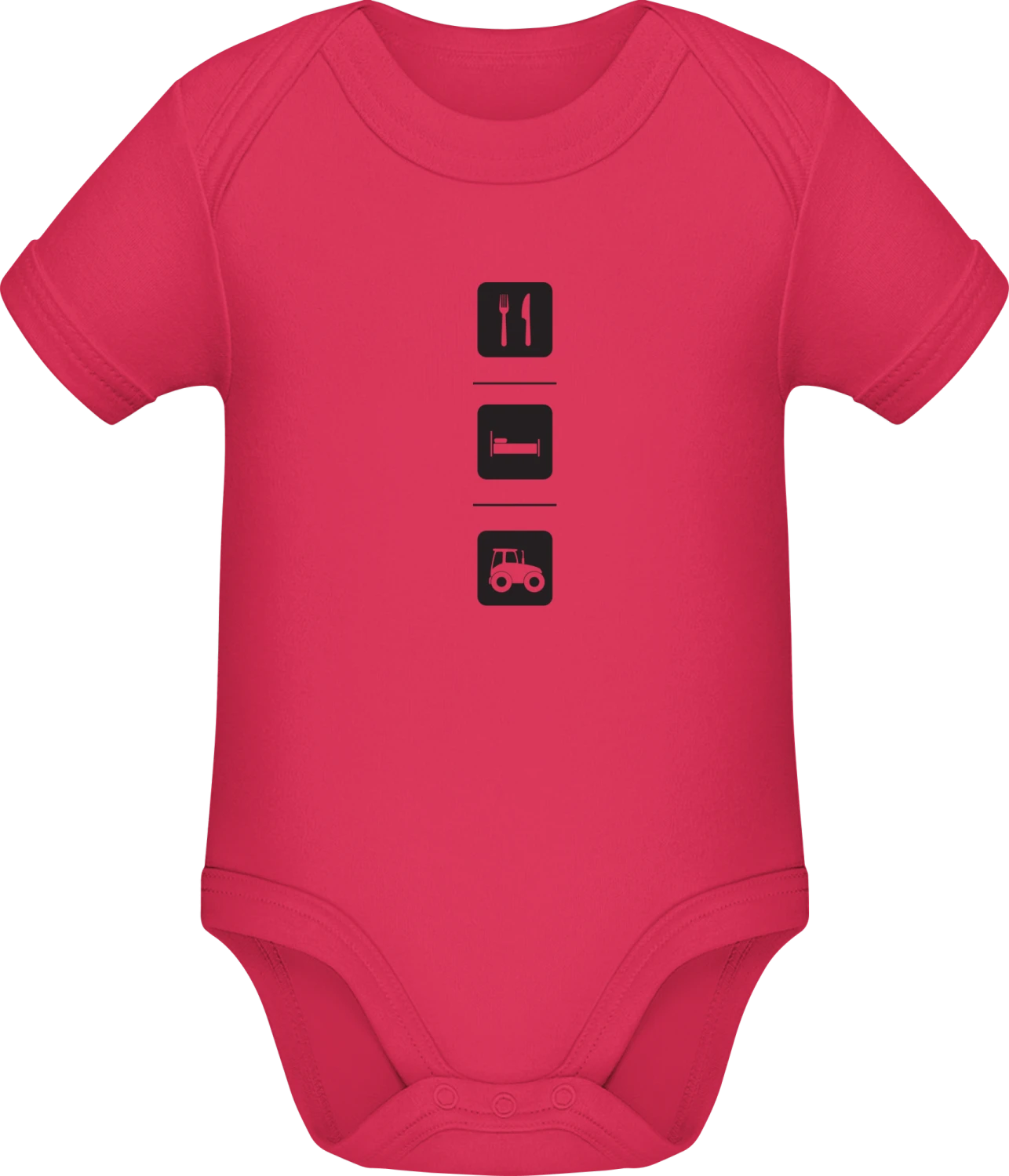 Eat Sleep Farming - Sorbet Sonar SSL organic babybodsuit - Front