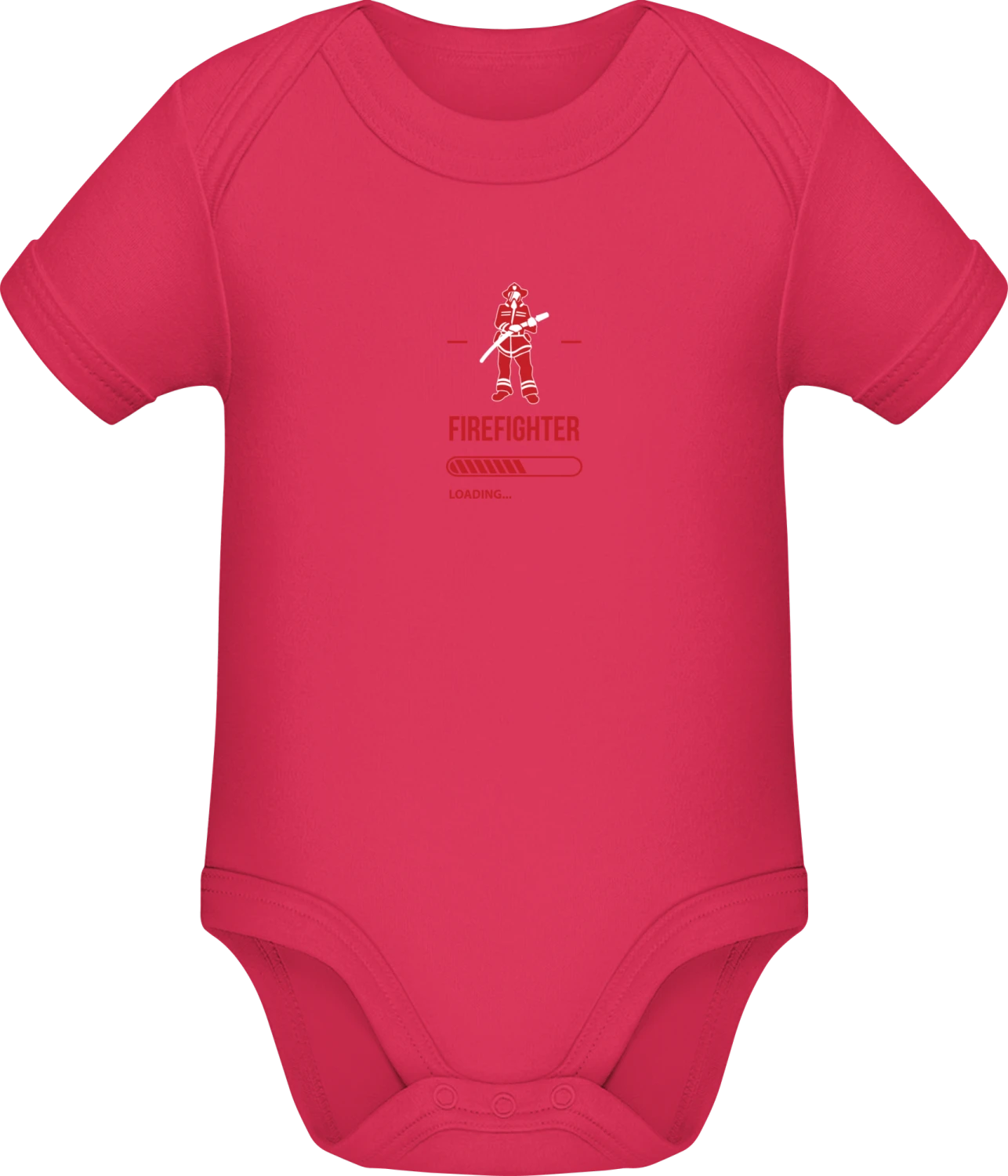 Firefighter Loading - Sorbet Sonar SSL organic babybodsuit - Front