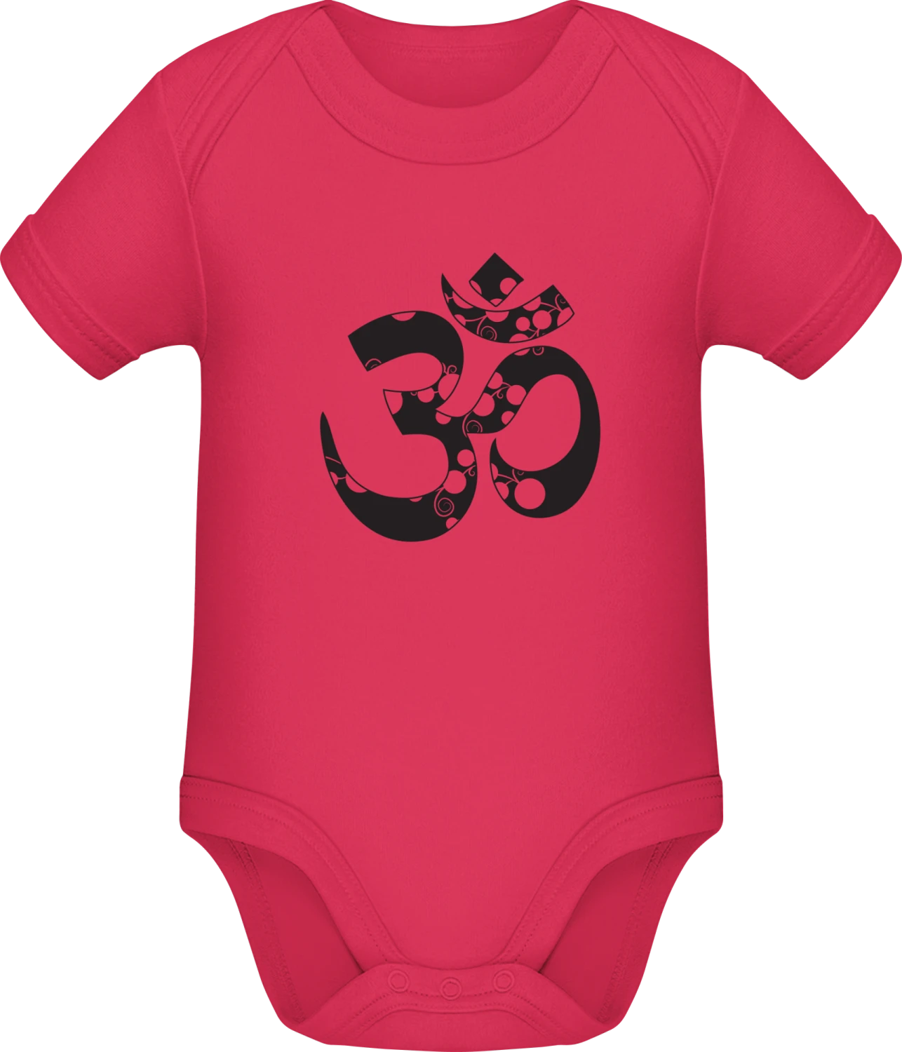 Om Symbol - Sorbet Sonar SSL organic babybodsuit - Front