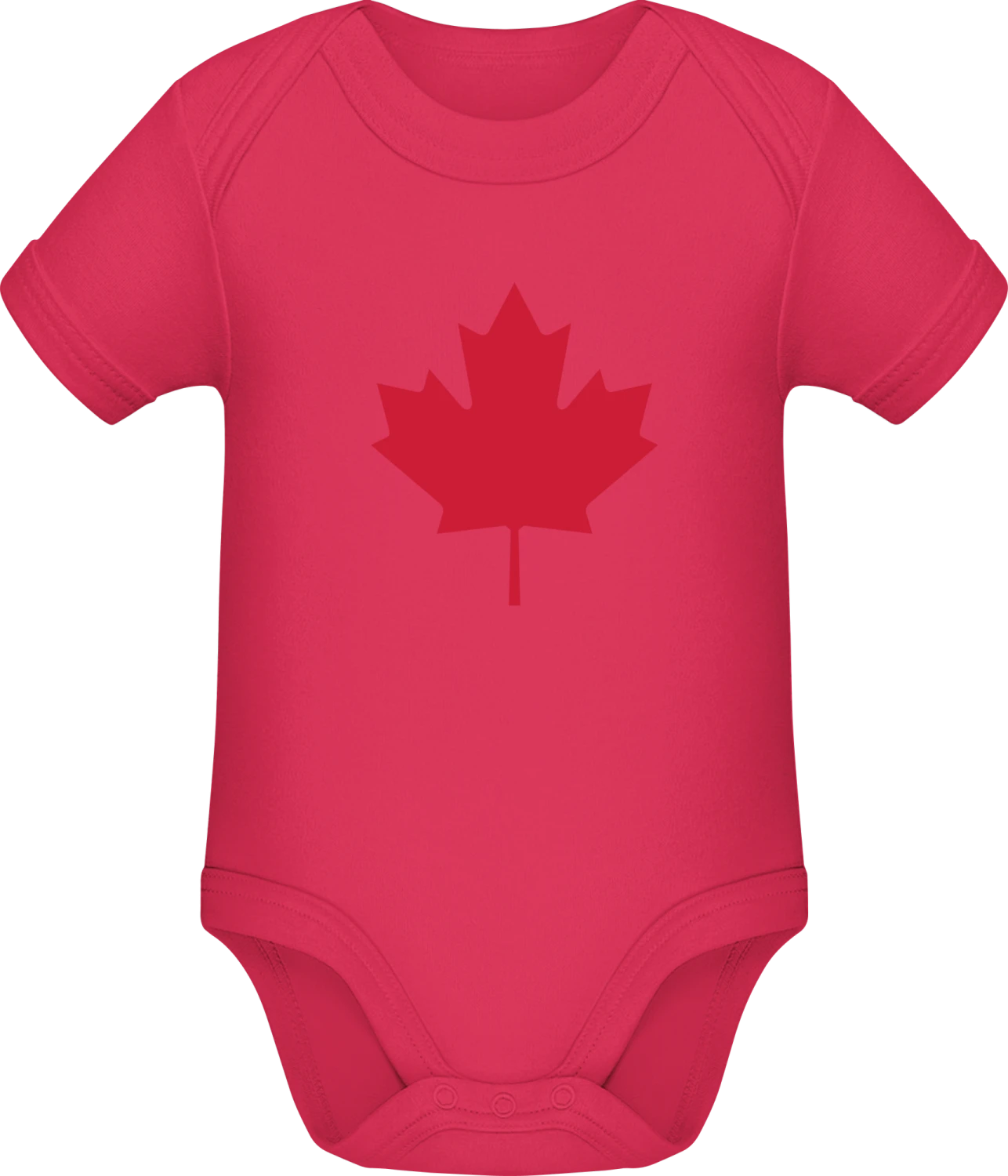 Kanada Blatt - Sorbet Sonar SSL organic babybodsuit - Front