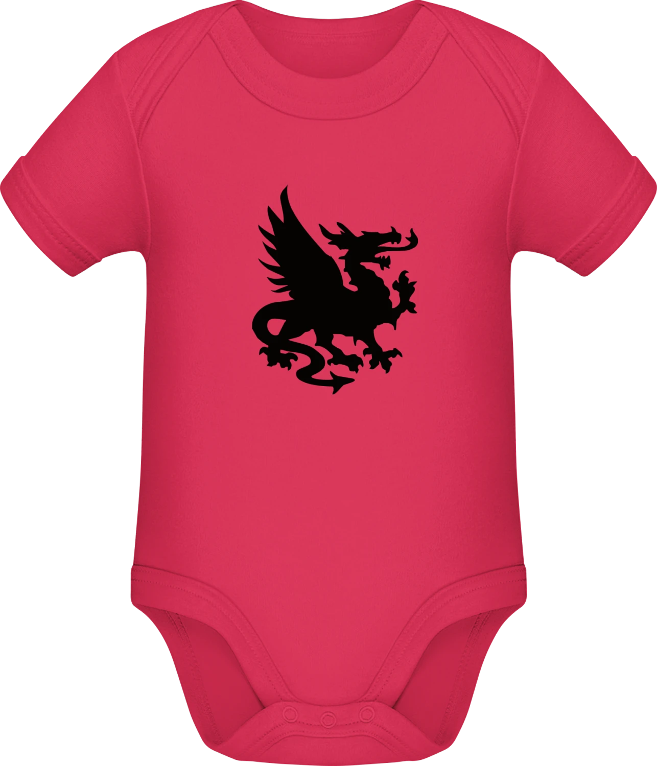 Dragon Logo - Sorbet Sonar SSL organic babybodsuit - Front