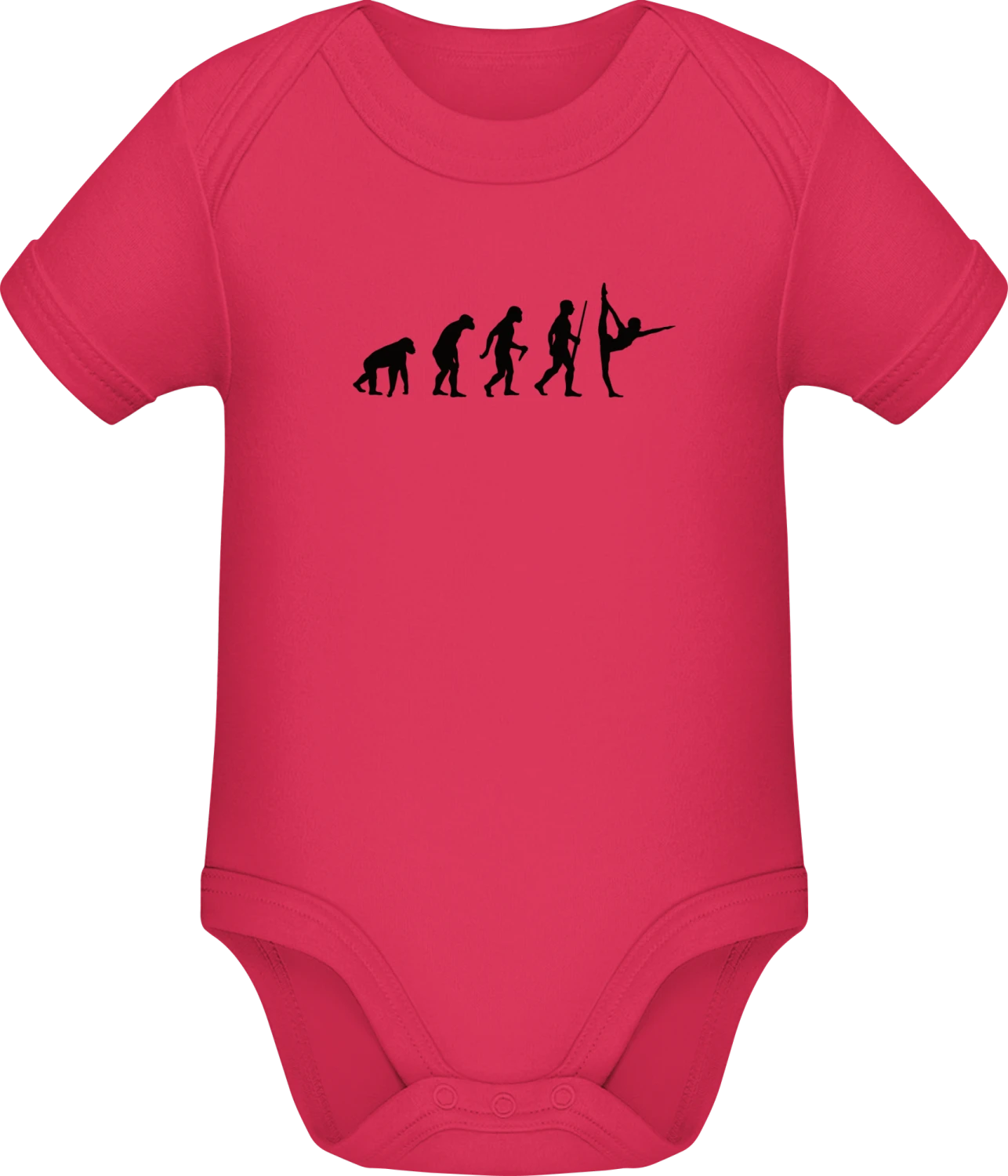 Dance Artistic Gymnastics Evolution - Sorbet Sonar SSL organic babybodsuit - Front