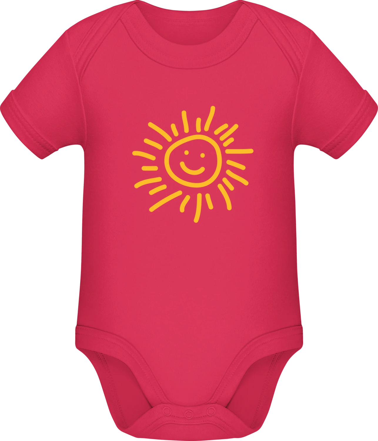 Happy Sun - Sorbet Sonar SSL organic babybodsuit - Front