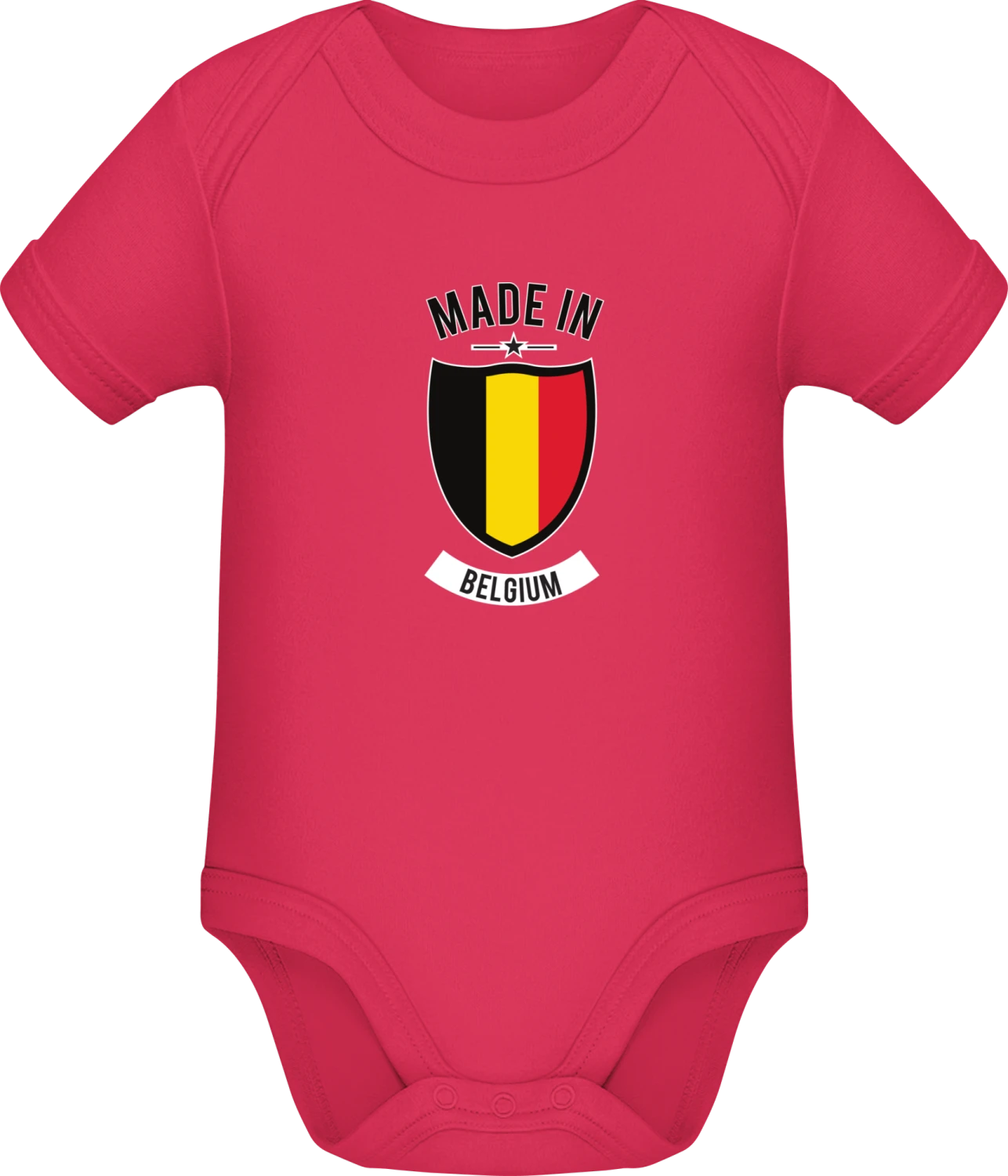 Made in Belgium - Sorbet Sonar SSL organic babybodsuit - Front