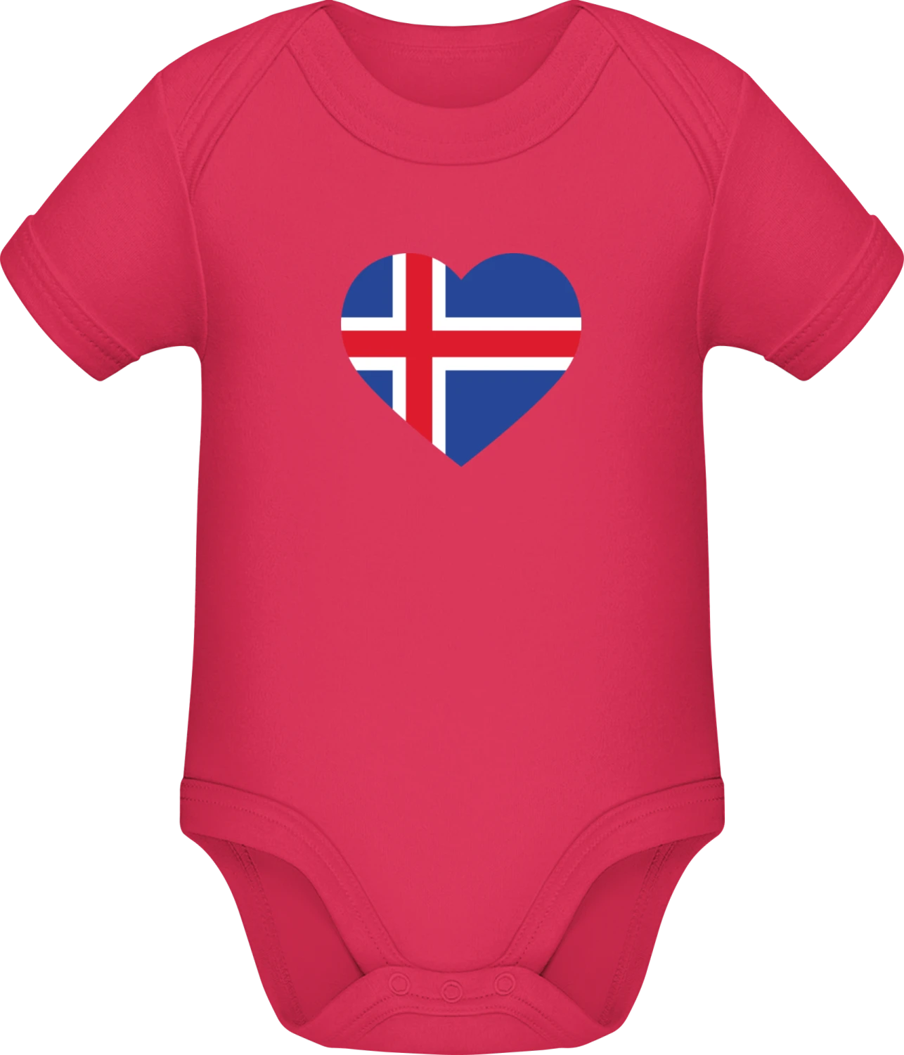 Island Herz - Sorbet Sonar SSL organic babybodsuit - Front