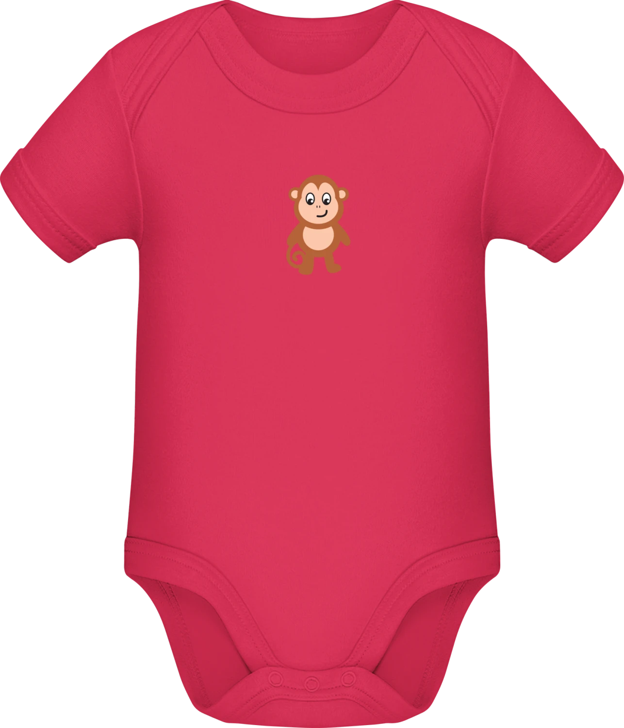 Affe Illustration - Sorbet Sonar SSL organic babybodsuit - Front