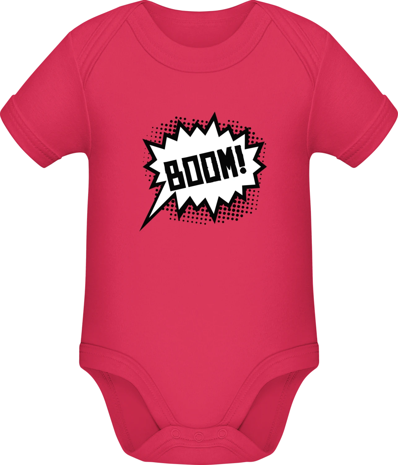 Boom Comic - Sorbet Sonar SSL organic babybodsuit - Front