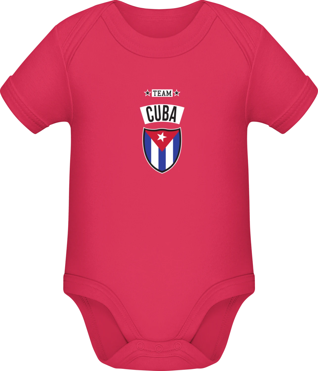 Team Cuba - Sorbet Sonar SSL organic babybodsuit - Front