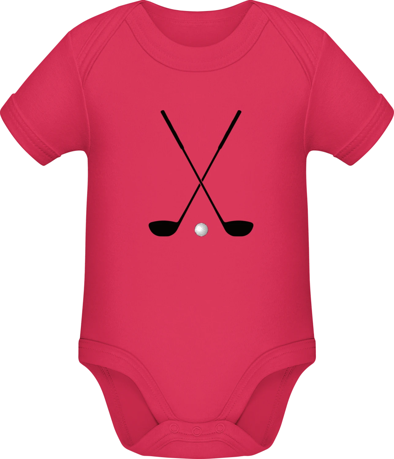 Golf Club and Ball - Sorbet Sonar SSL organic babybodsuit - Front