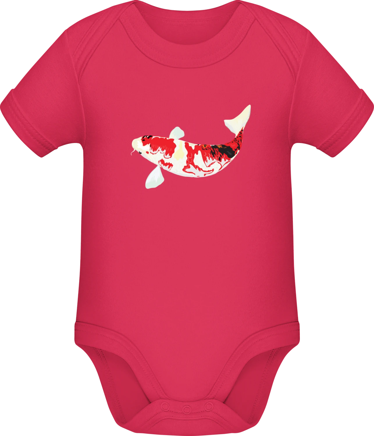 Koi Carp - Sorbet Sonar SSL organic babybodsuit - Front