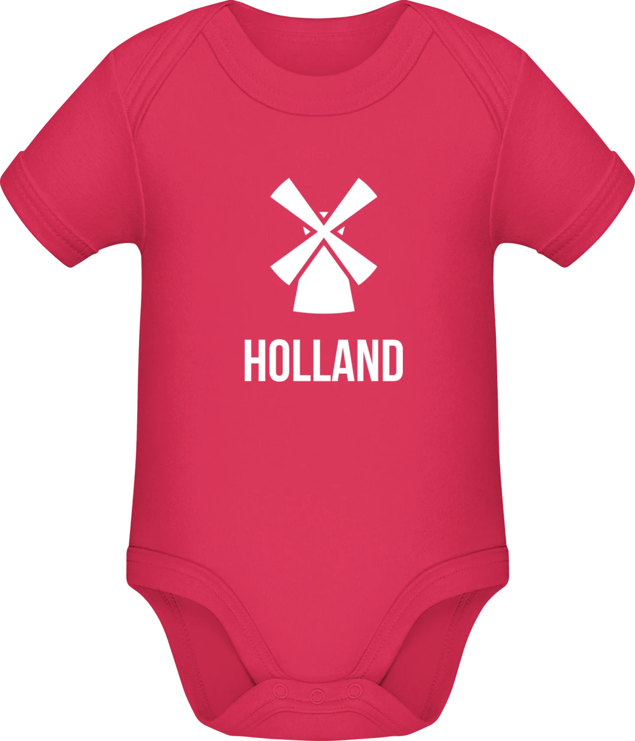 Holland windmolen - Sorbet Sonar SSL organic babybodsuit - Front