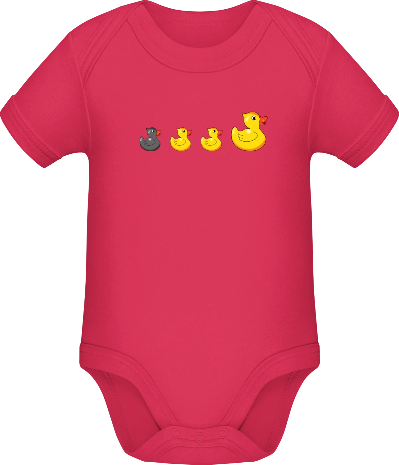 Black Duck Be Different - Sorbet Sonar SSL organic babybodsuit - Front