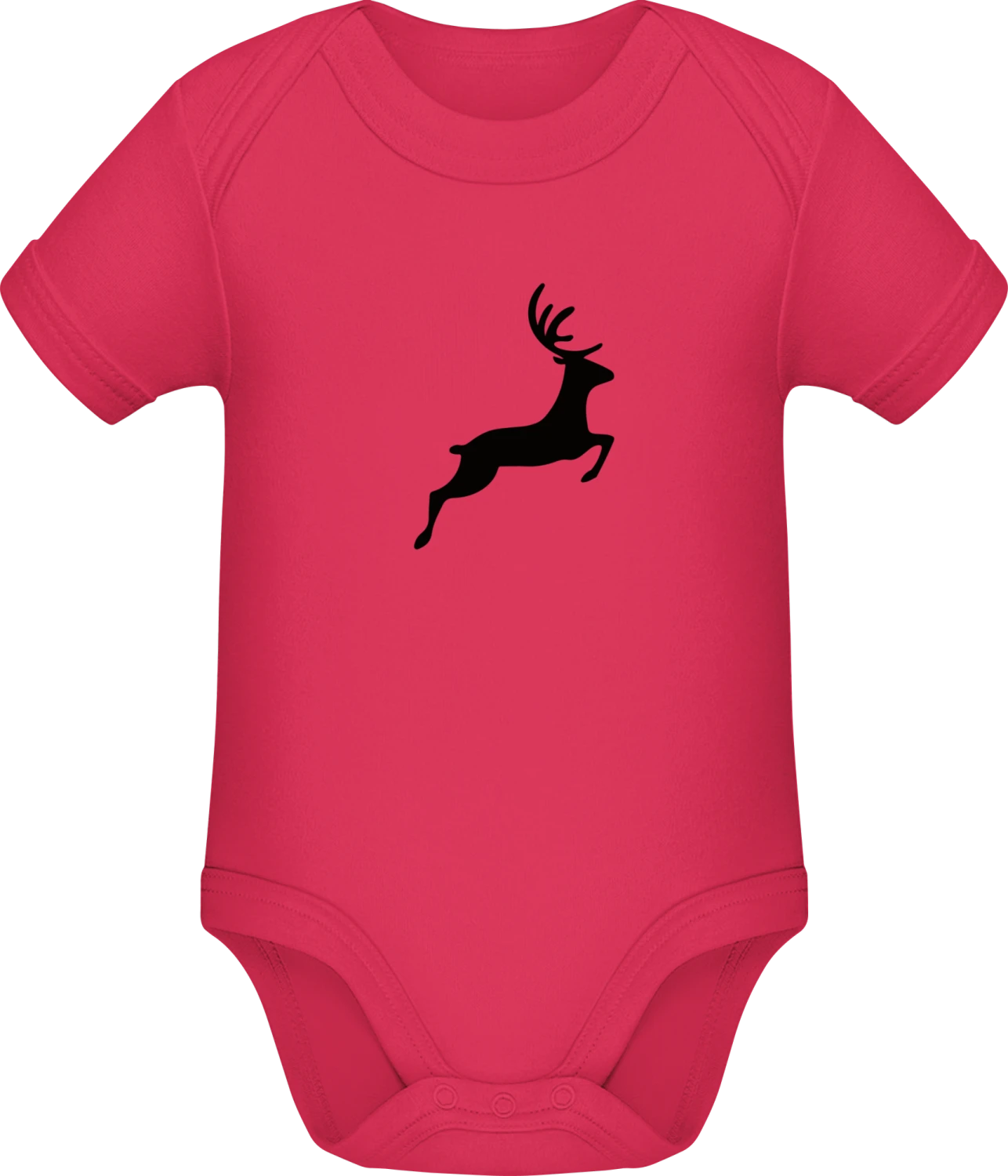 Deer Stag - Sorbet Sonar SSL organic babybodsuit - Front