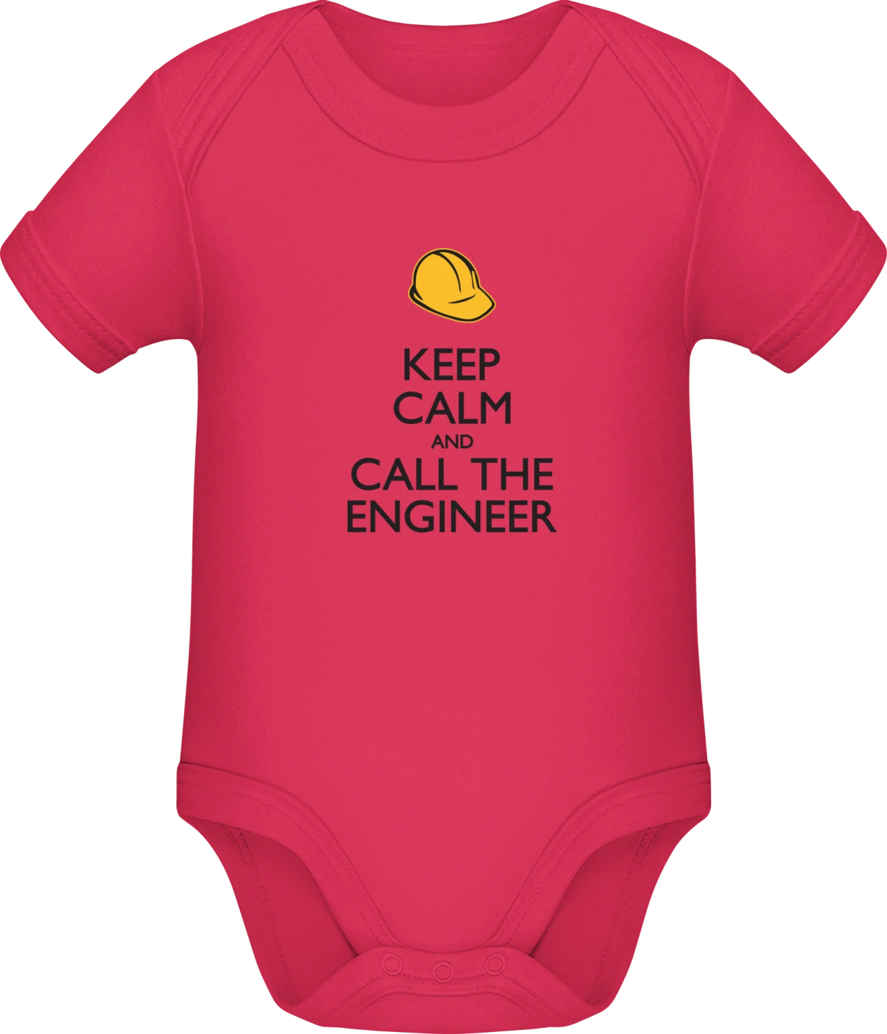 Keep Calm and Call the Engineer - Sorbet Sonar SSL organic babybodsuit - Front