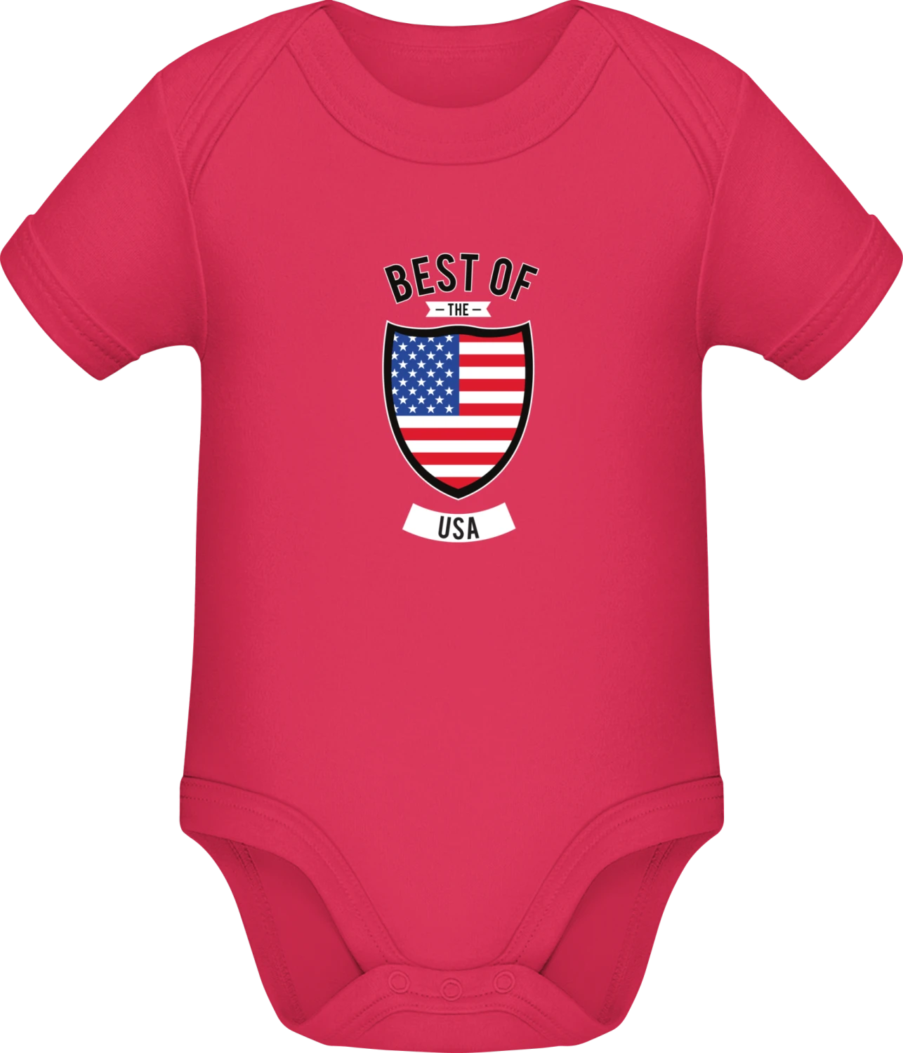 Best of the USA - Sorbet Sonar SSL organic babybodsuit - Front