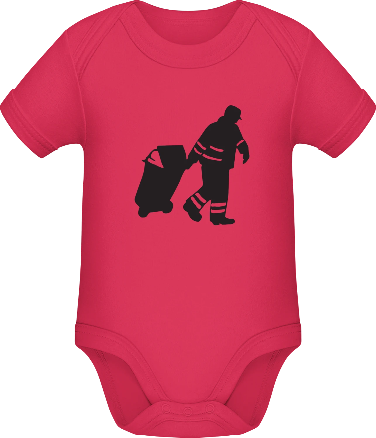 Müllmann Icon - Sorbet Sonar SSL organic babybodsuit - Front