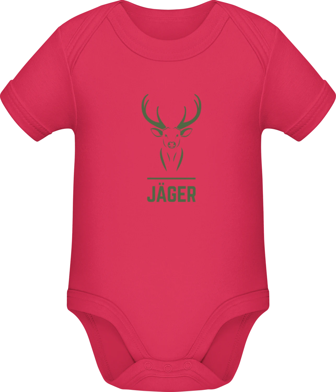 Hirsch Jäger - Sorbet Sonar SSL organic babybodsuit - Front