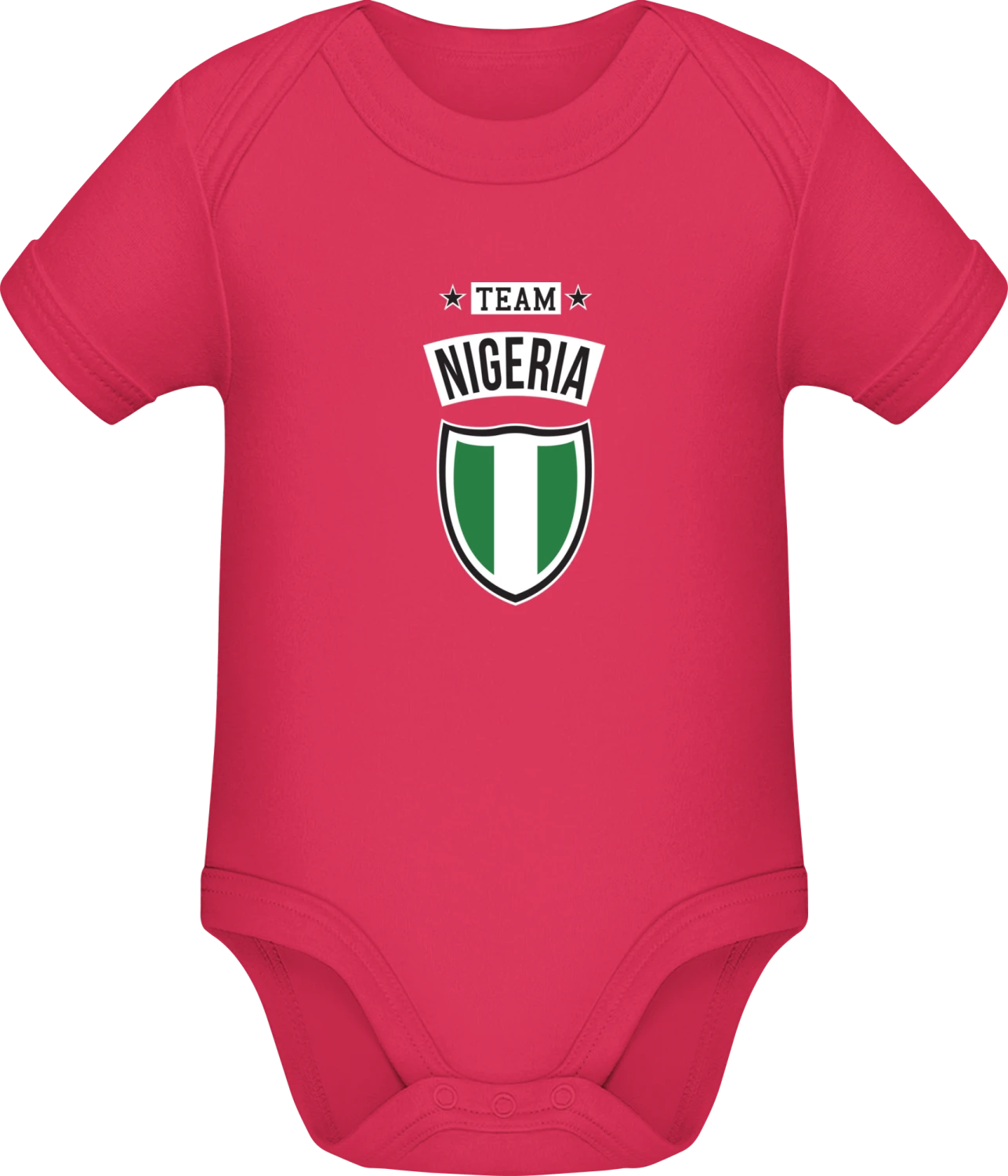 Team Nigeria - Sorbet Sonar SSL organic babybodsuit - Front