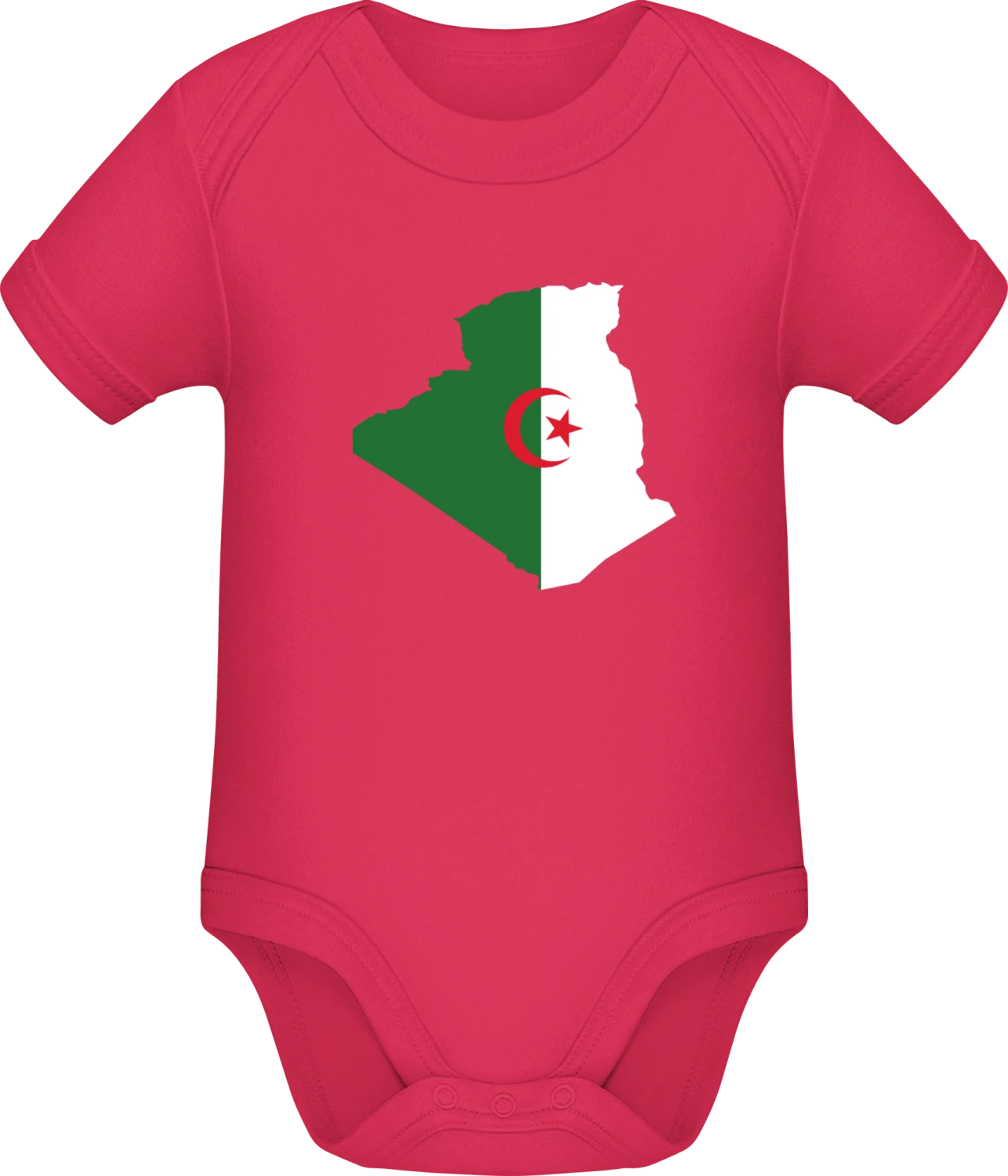 Algerien Karte - Sorbet Sonar SSL organic babybodsuit - Front