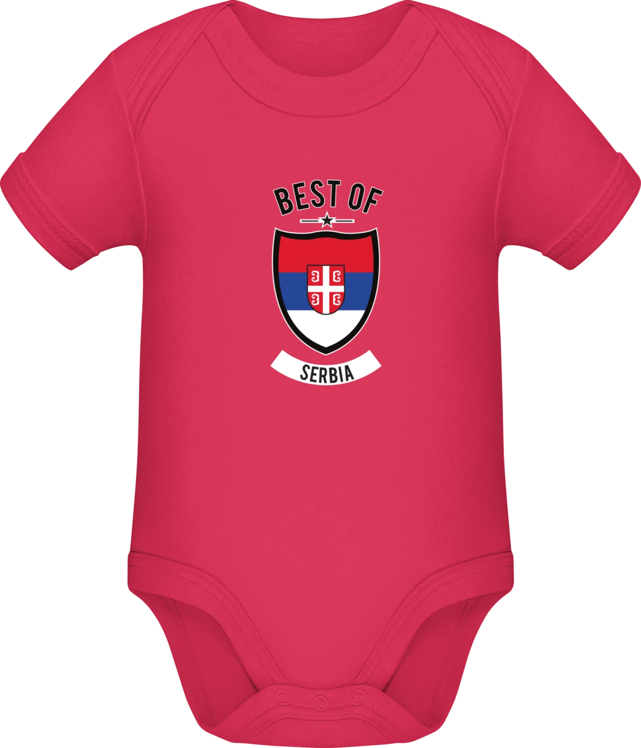 Best of Serbia - Sorbet Sonar SSL organic babybodsuit - Front