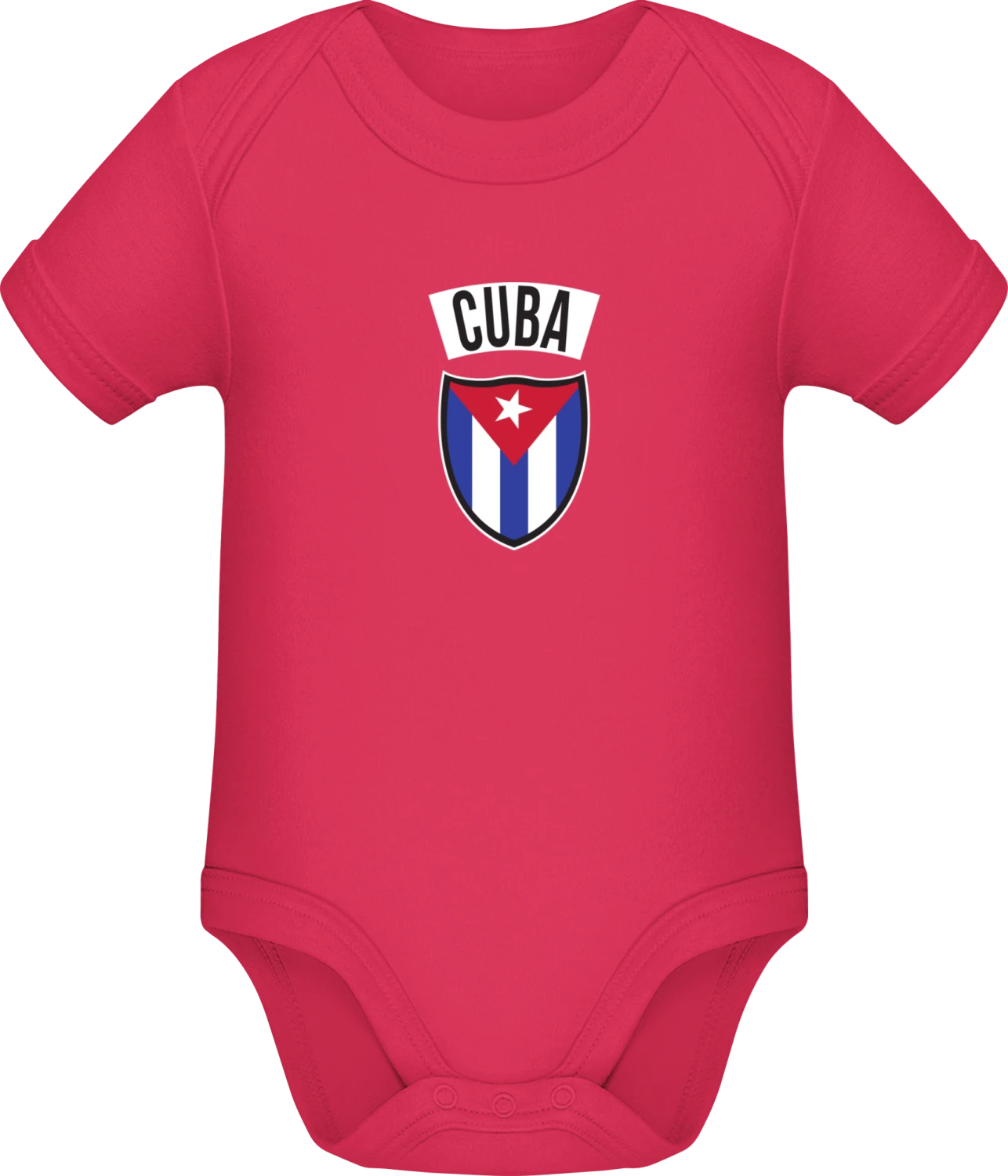 Cuba Shield - Sorbet Sonar SSL organic babybodsuit - Front