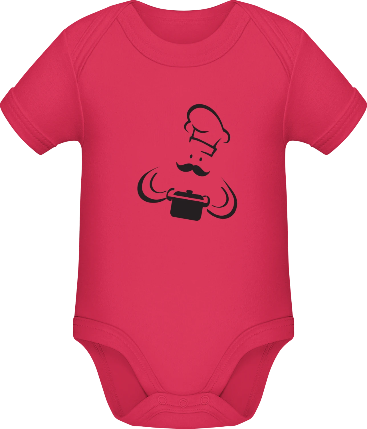 Funny Cook - Sorbet Sonar SSL organic babybodsuit - Front