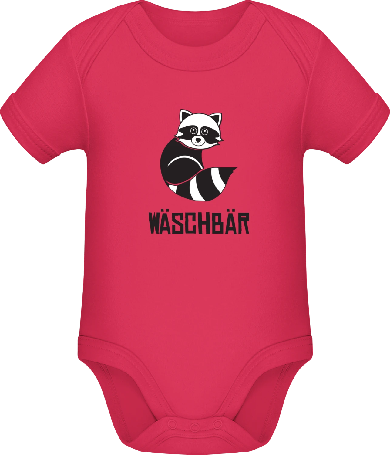 Waschbär - Sorbet Sonar SSL organic babybodsuit - Front