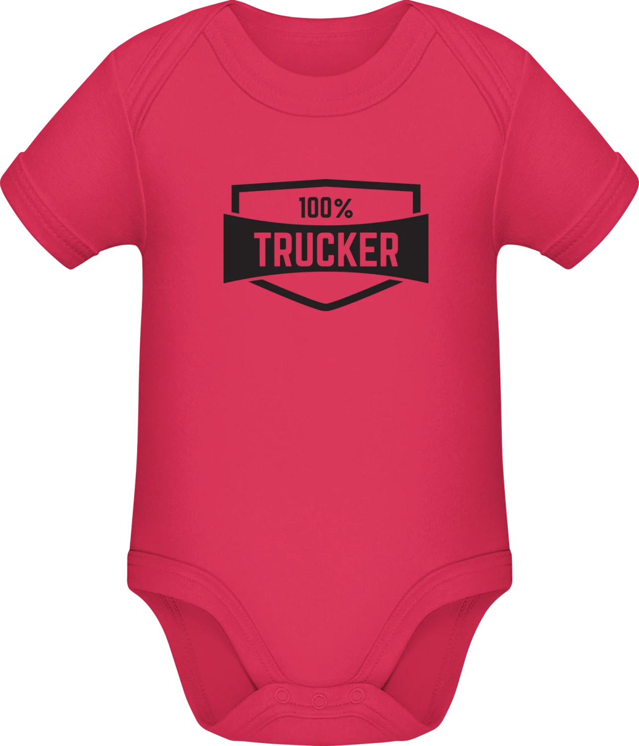 Trucker - Sorbet Sonar SSL organic babybodsuit - Front