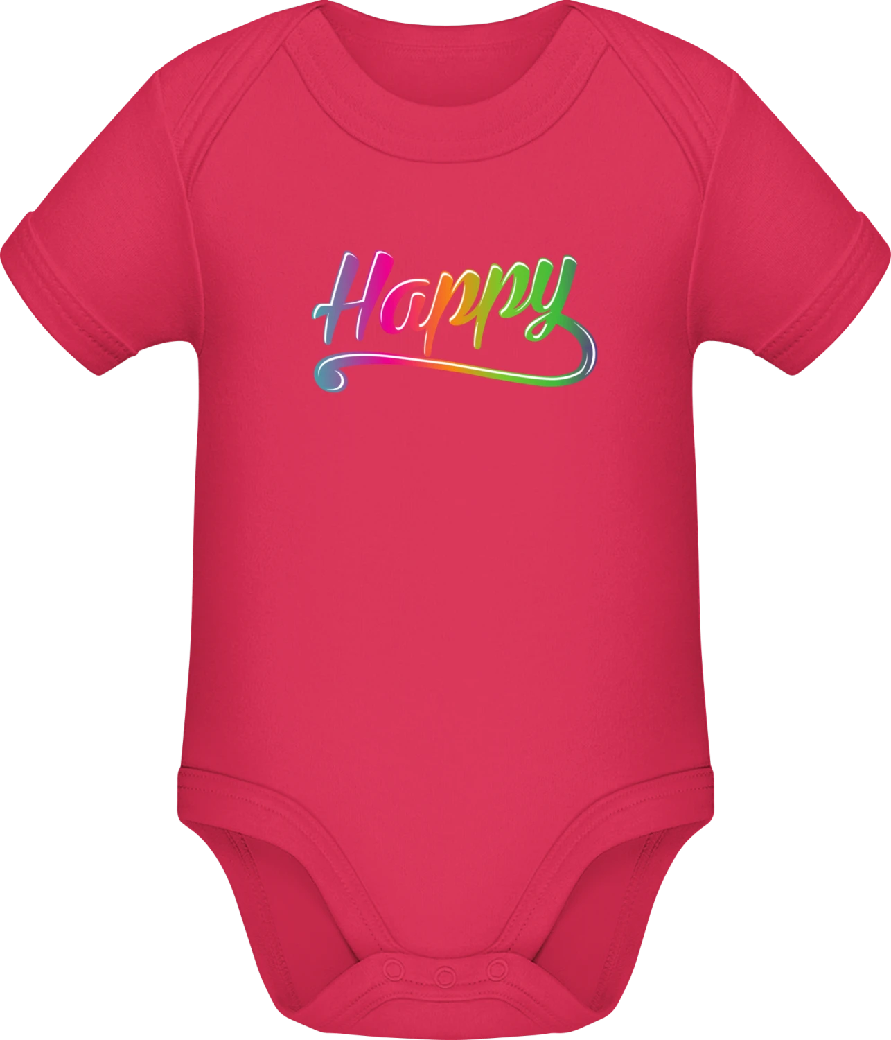 Happy Logo - Sorbet Sonar SSL organic babybodsuit - Front