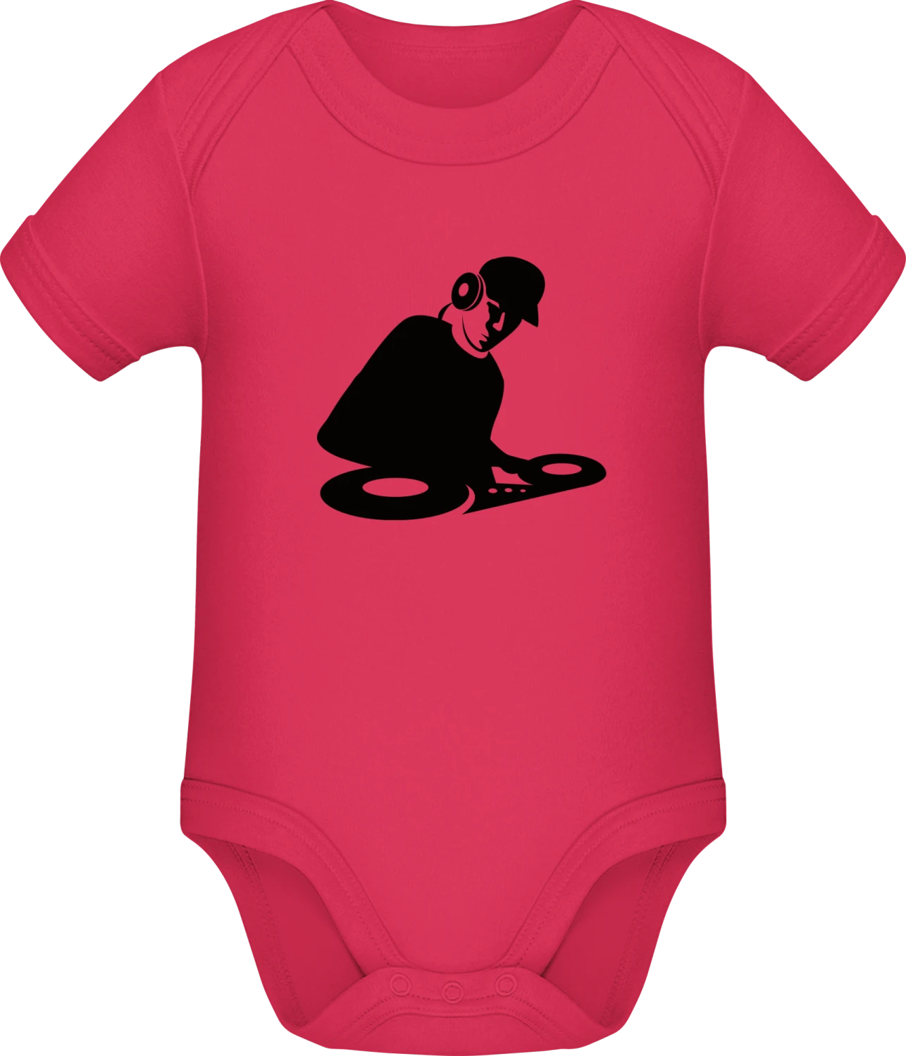 DeeJay Disc Jockey - Sorbet Sonar SSL organic babybodsuit - Front