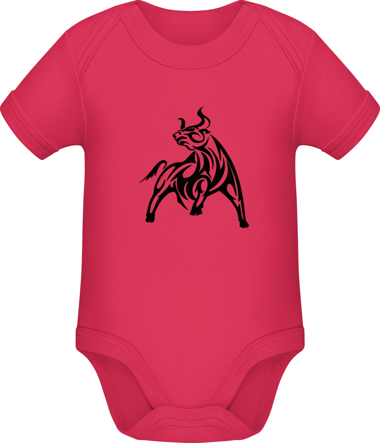 Bull Power - Sorbet Sonar SSL organic babybodsuit - Front