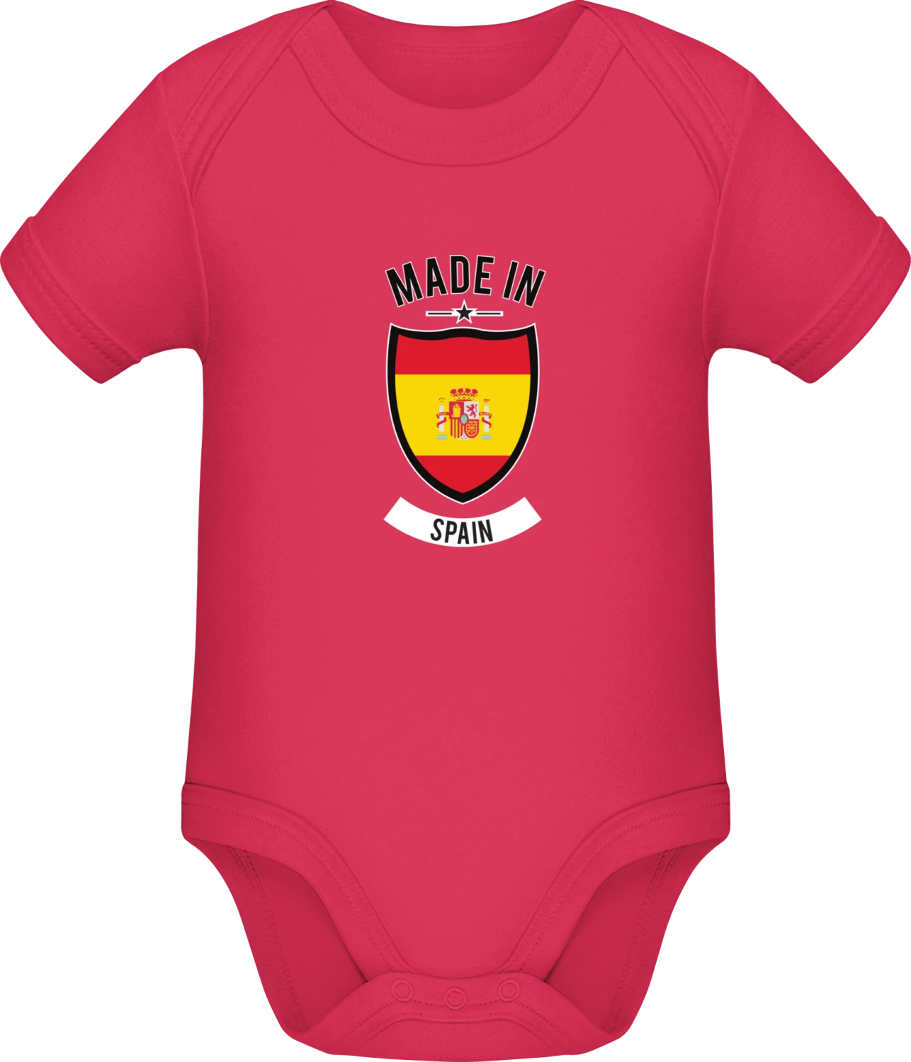 Made in Spain - Sorbet Sonar SSL organic babybodsuit - Front