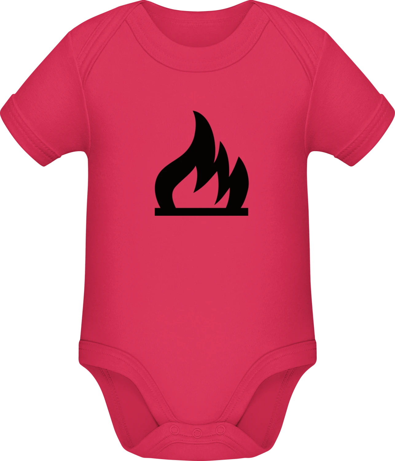 Fire Flammable - Sorbet Sonar SSL organic babybodsuit - Front